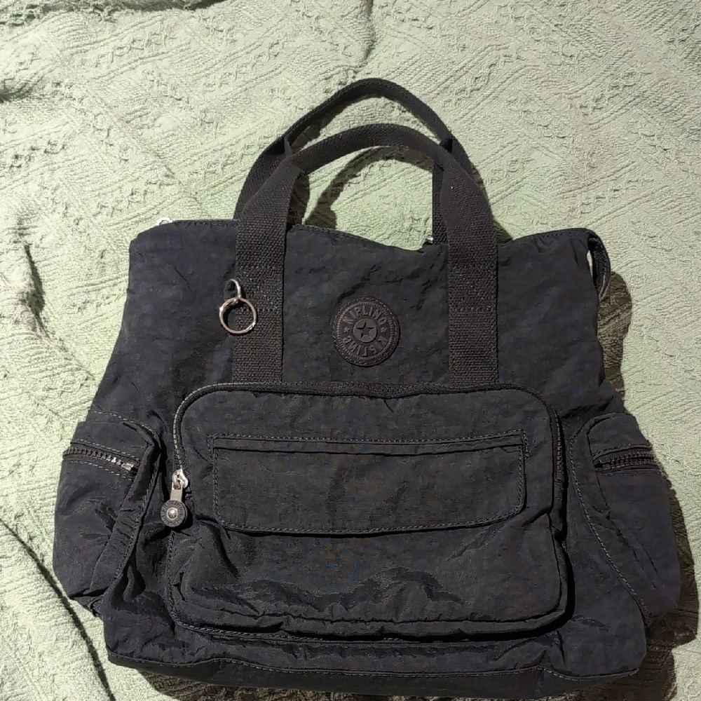 Kipling Alvy 2-in-1 Convertible Tote, Navy Blue